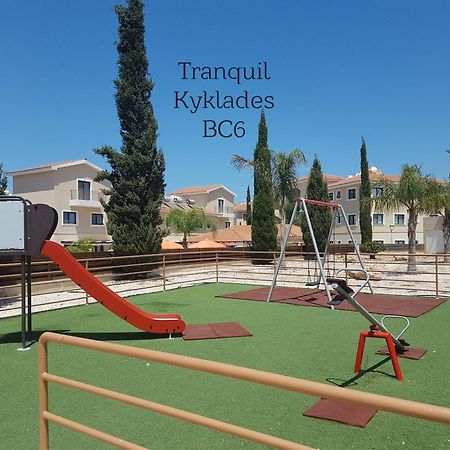 Tranquil Kyklades Bc6, Walk To Beach Paralimni Ngoại thất bức ảnh