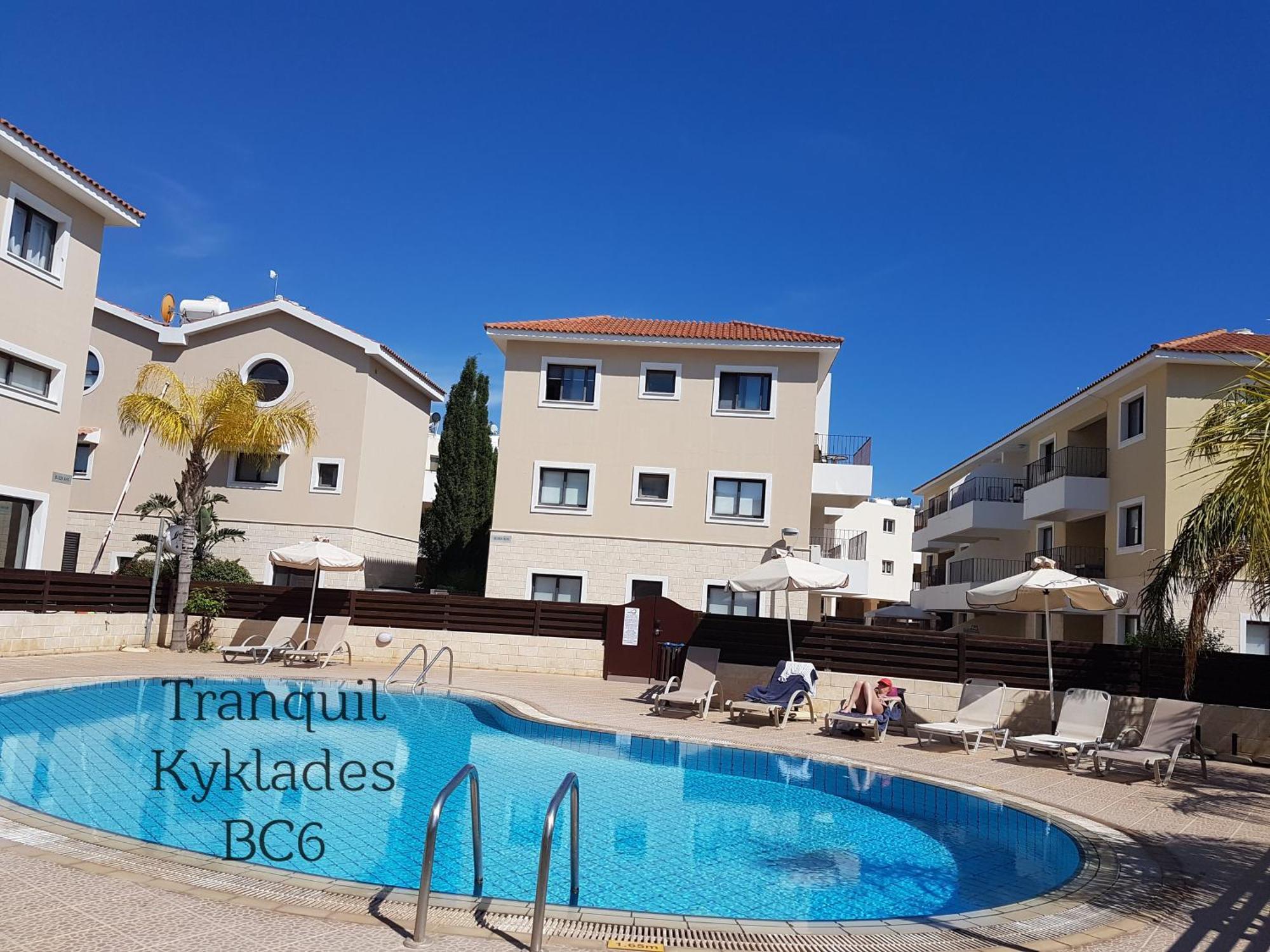 Tranquil Kyklades Bc6, Walk To Beach Paralimni Ngoại thất bức ảnh