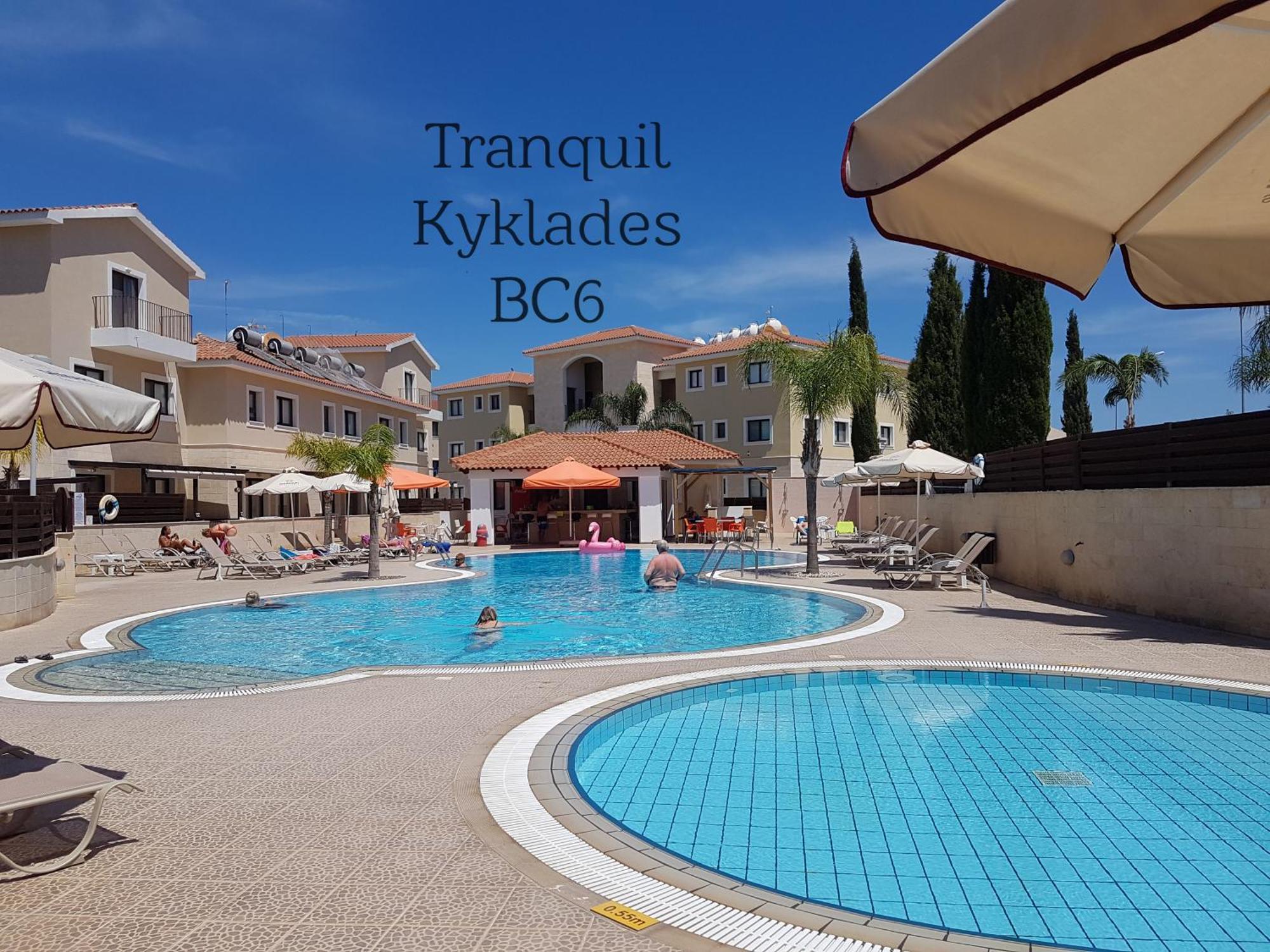 Tranquil Kyklades Bc6, Walk To Beach Paralimni Ngoại thất bức ảnh