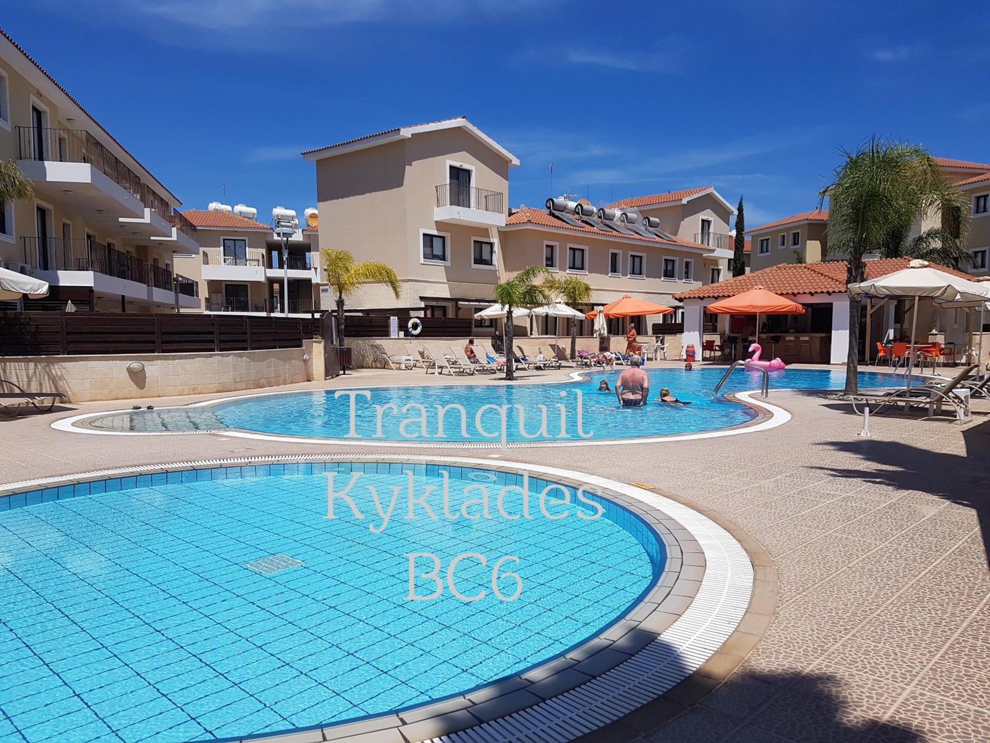 Tranquil Kyklades Bc6, Walk To Beach Paralimni Ngoại thất bức ảnh