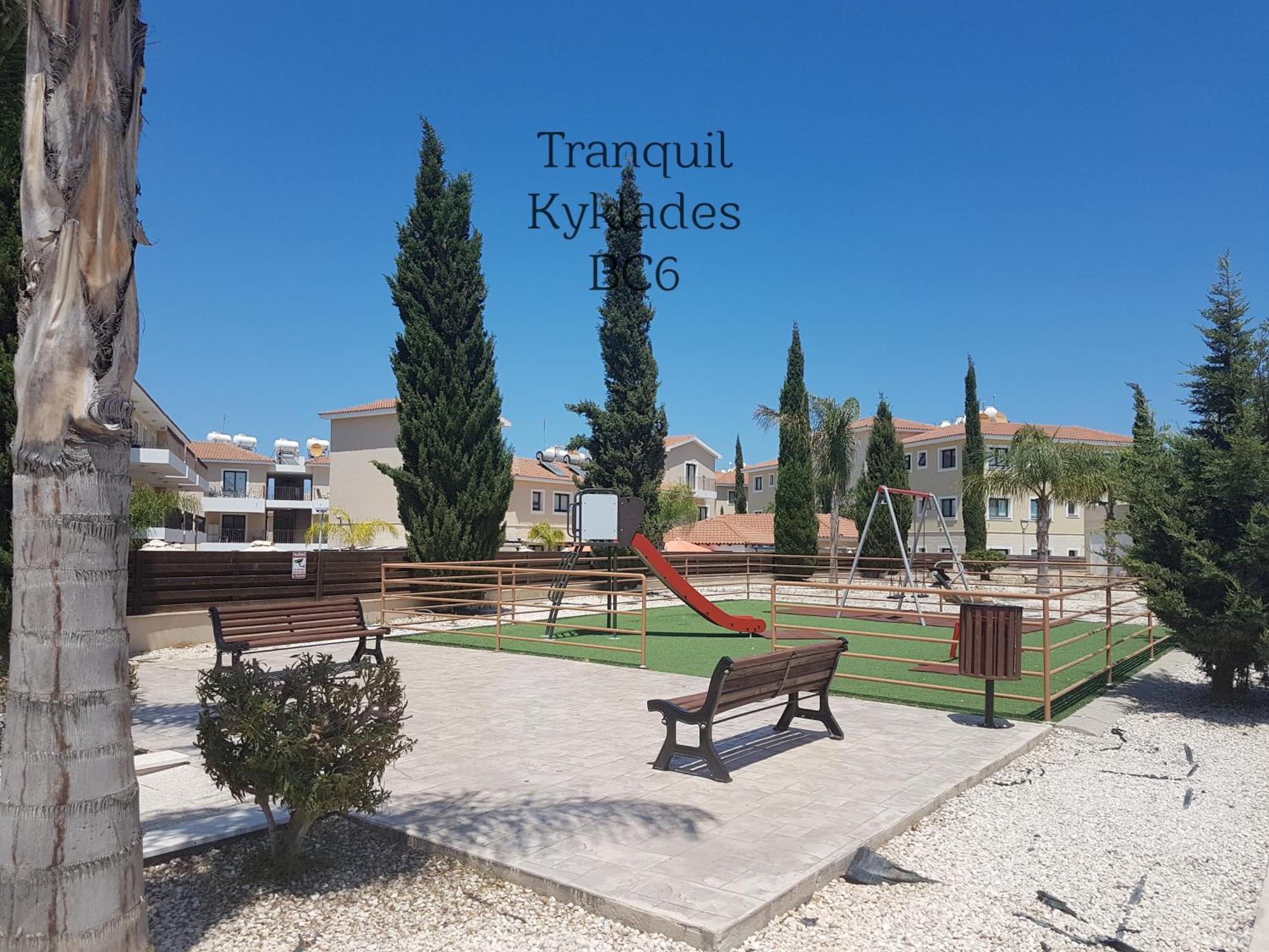 Tranquil Kyklades Bc6, Walk To Beach Paralimni Ngoại thất bức ảnh